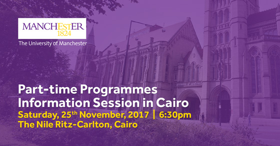 The University of Manchester Middle East Centre Information Session in Cairo