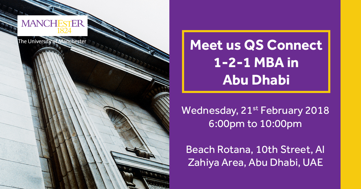 Meet us QS Connect 1-2-1 MBA in Abu Dhabi