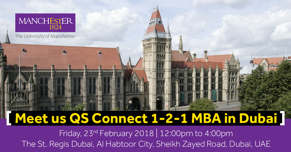 Meet us QS Connect 1-2-1 MBA in Dubai