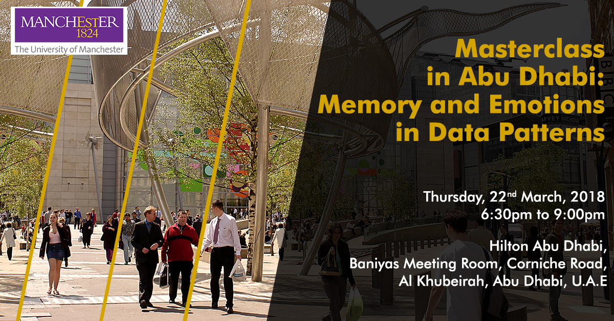 Masterclass in Abu Dhabi: Memory and Emotions in Data Patterns