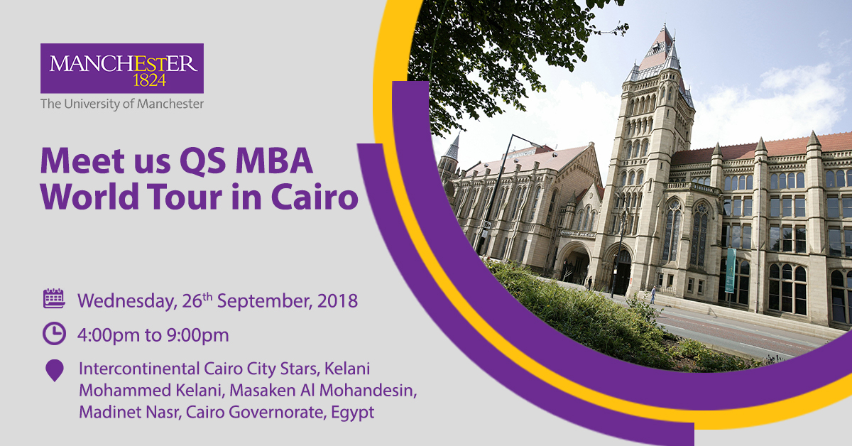 Meet us QS MBA World Tour in Cairo