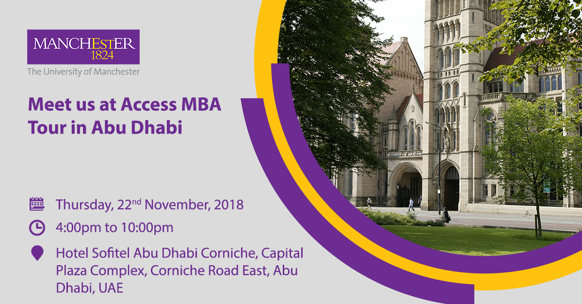 Meet us at Access MBA Tour in Abu Dhabi