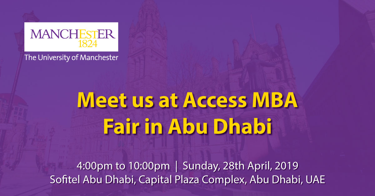 Meet us at Access MBA Fair in Abu Dhabi