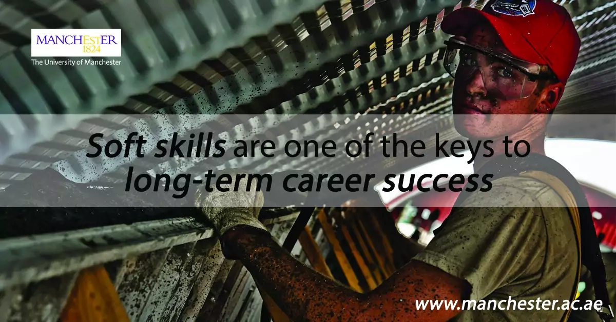 Soft skills are one of the keys to long-term career success 