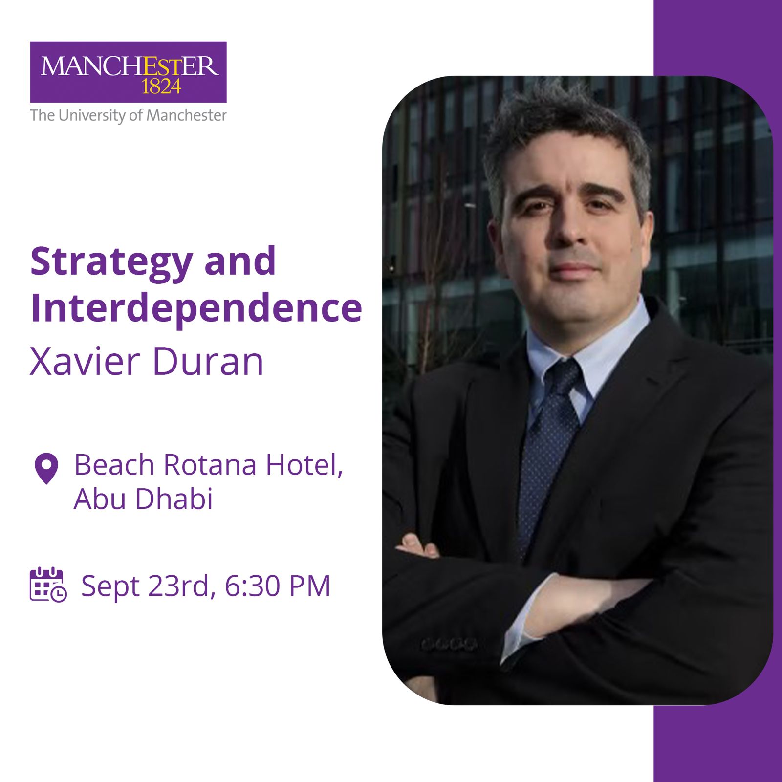 Strategy and Interdependence by Xavier Duran, Abu Dhabi