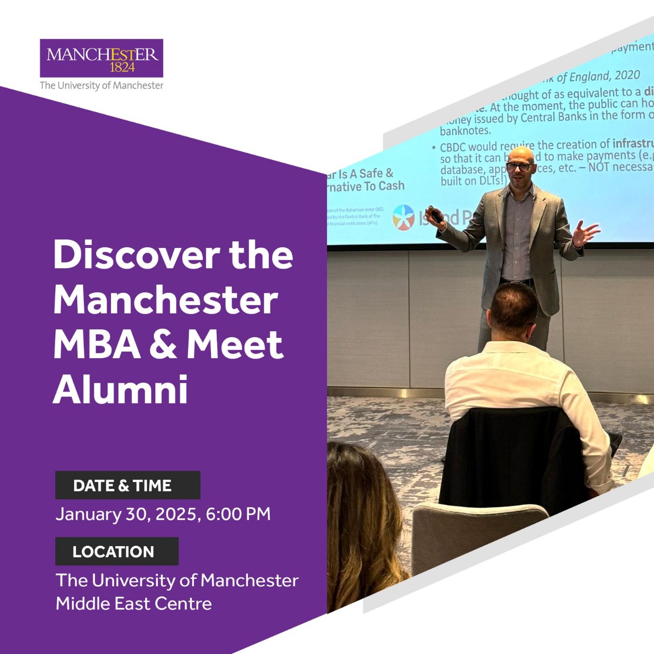 Discover the Manchester MBA, and Meet Alumni - DUBAI