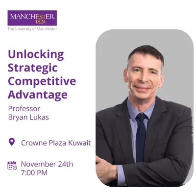 Unlocking Strategic Competitive Advantage by Bryan Lukas, Kuwait