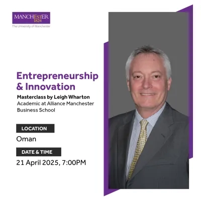 Entrepreneurship & Innovation by Leigh Wharton, Oman