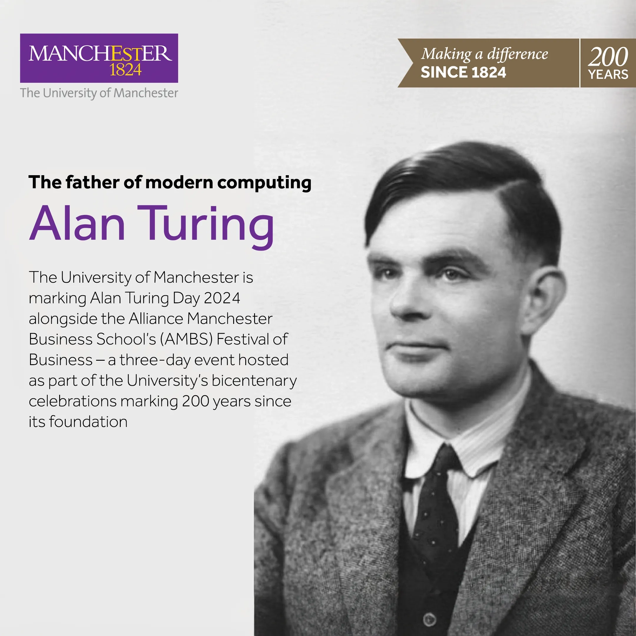 Alan Turing Day – 23 June 2024